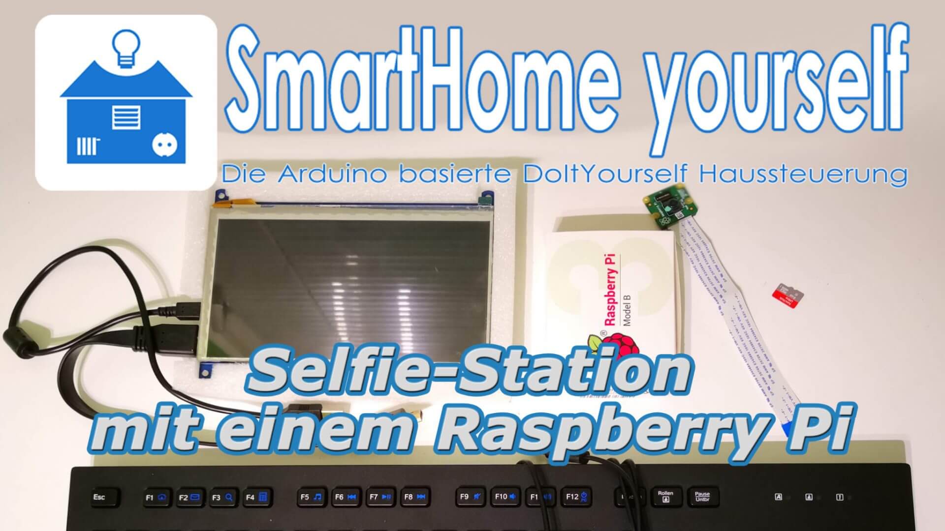 Selfie-Station mit Raspberry Pi und Touchscreen