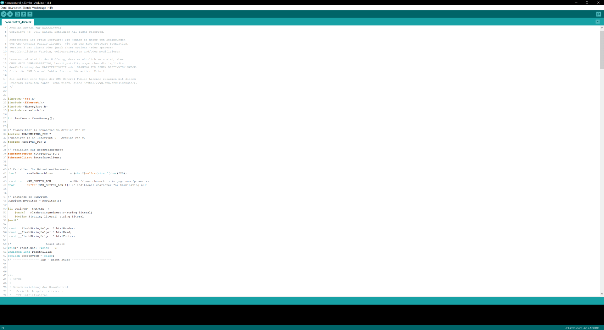 Arduino IDE installieren