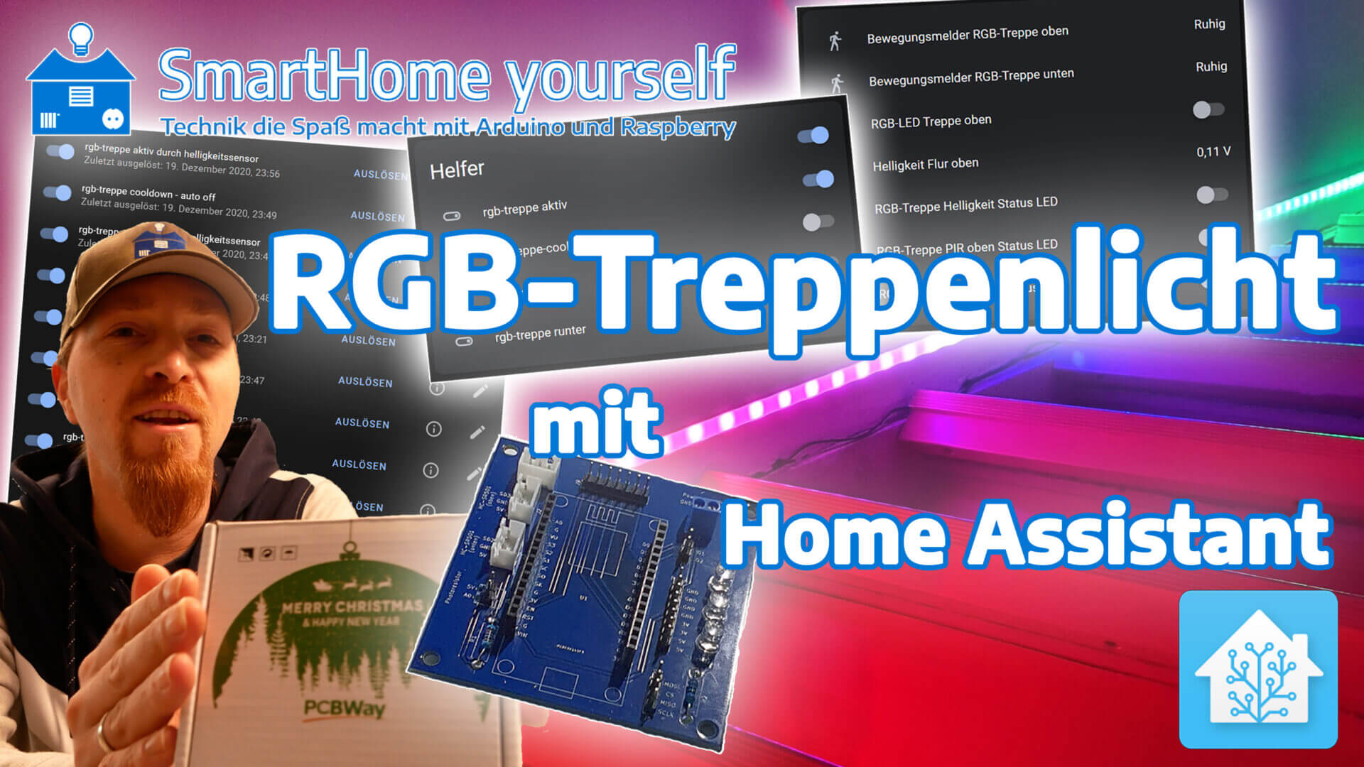 RGB LED Treppenbeleuchtung